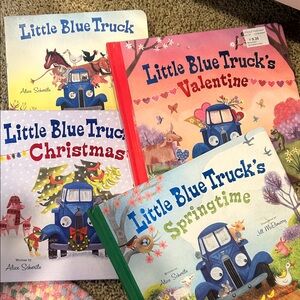 Little Blue Truck Book Collection - Blue, Red, Green